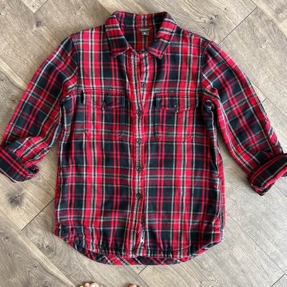 Eddie Bauer Heavy Weight Plaid Flannel - Picture 7 of 10
